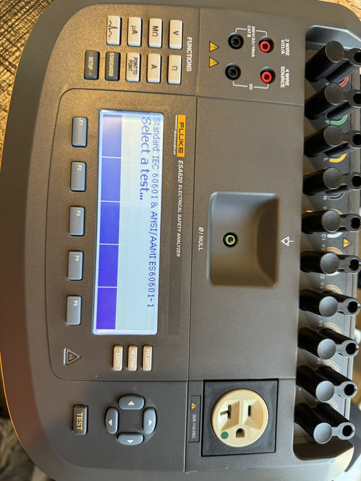 FLUKE ESA620 ELECTRICAL SAFETY ANALYZER CALIBRATED 2024