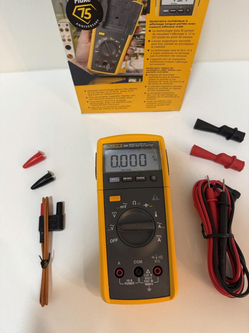 FLUKE 233 REMOTE DISPLAY AUTOMOTIVE DIGITAL MULTIMETER 2024