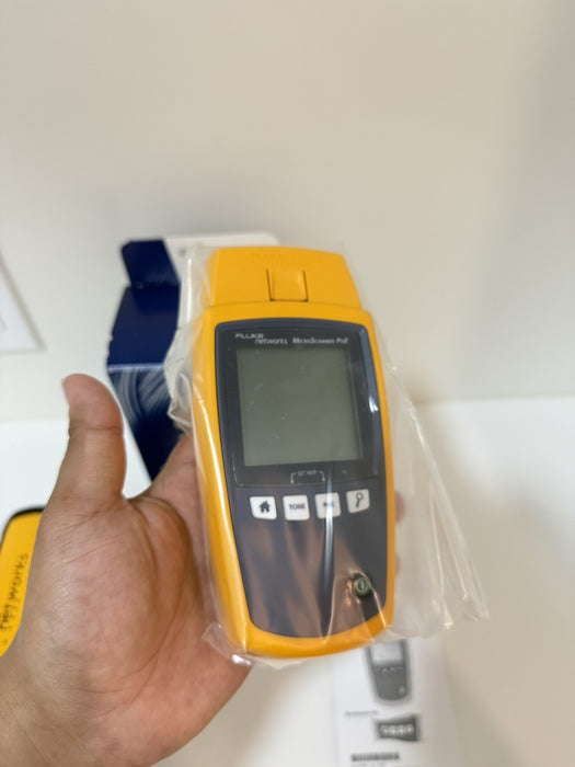 FLUKE NETWORKS MICRO-SCANNER NETWORK CABLE & POE TESTER (NEW) - FREE SHIPPING