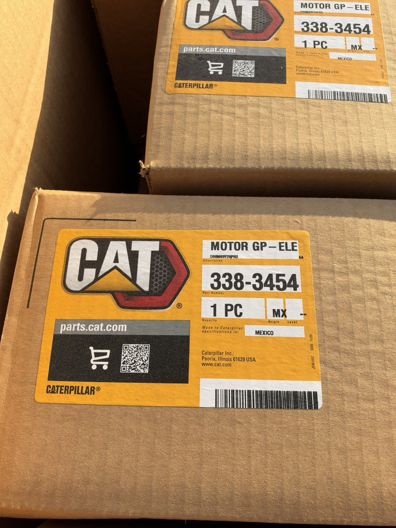 CAT 338-3454 ELECTRIC STARTING MOTOR (NEW SEALED) OEM GENUINE / SHIPS FREE