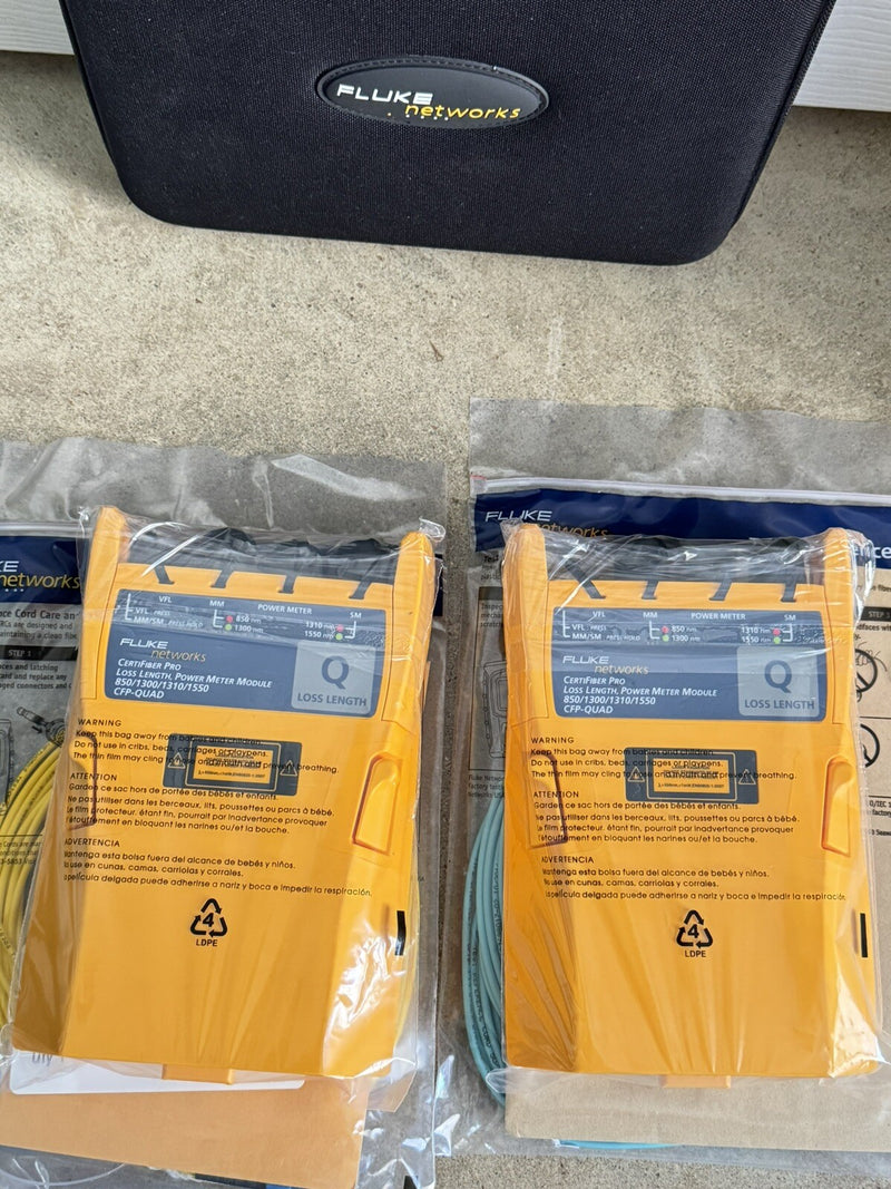 FLUKE NETWORKS CFP-Q CFP-QUAD CERTIFIBER PRO SM MM FIBER OLTS MODULES