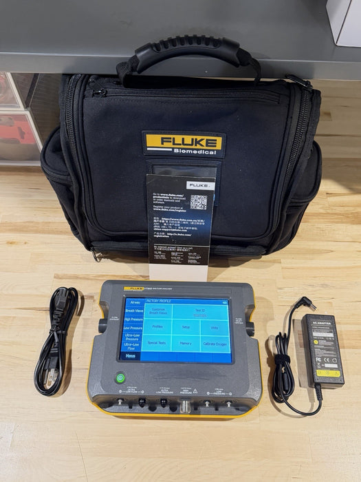 FLUKE VT900 GAS FLOW ANALYZER W/CASE & CHARGER-FREE SHIPPING (TESTED)