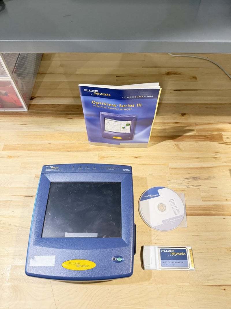 FLUKE NETWORKS OPTIVIEW SERIES III INTEGRATED NETWORKS ANALYZER