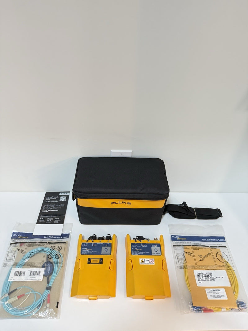 FLUKE NETWORKS CFP-Q CFP-QUAD CERTIFIBER PRO SM MM FIBER OLTS CALIBRATED 2025