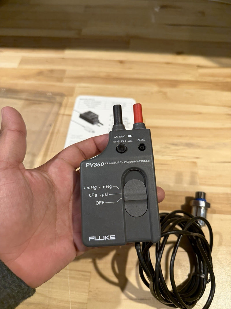 FLUKE PV350 PRESSURE VACUMM TRANSDUCER MODULE WITH BAG TESTED