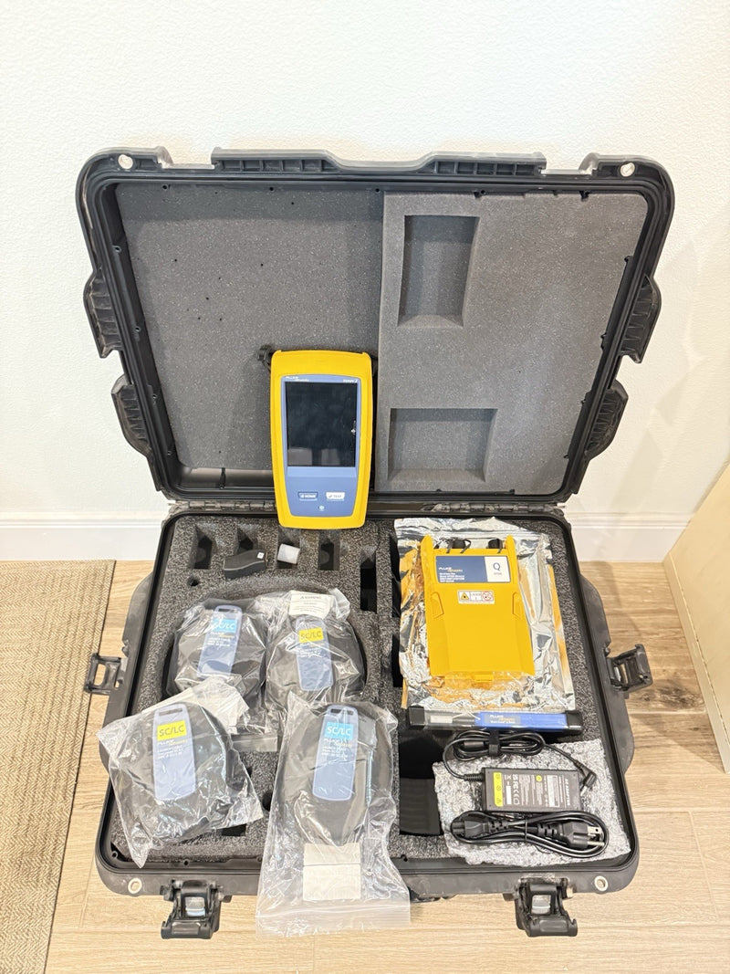 FLUKE NETWORKS OFP2-100-QI OPTIFIBER PRO QUAD OTDR V2 WITH ACCESSORIES