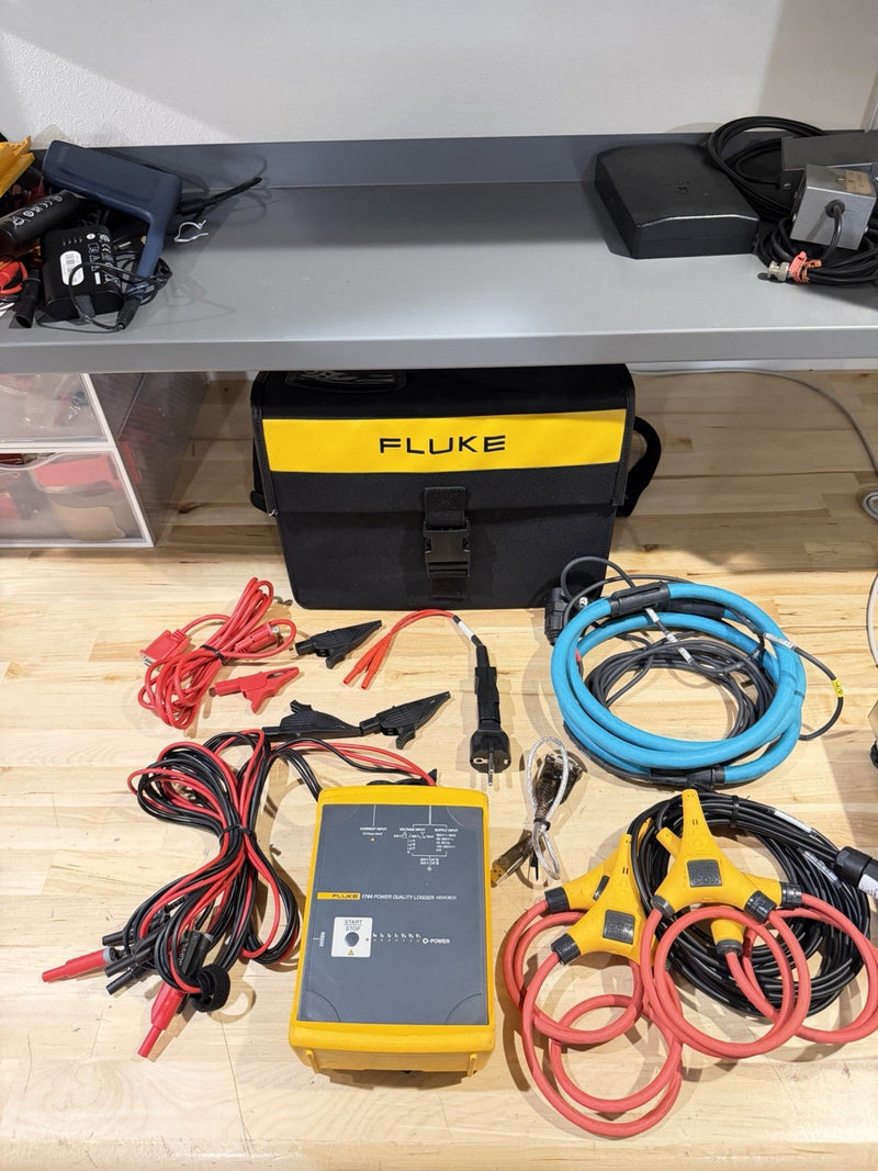 FLUKE 1744 POWER QUALITY LOGGER 3 PHASE PQA MEMOBOX (TESTED) FREE SHIPPING