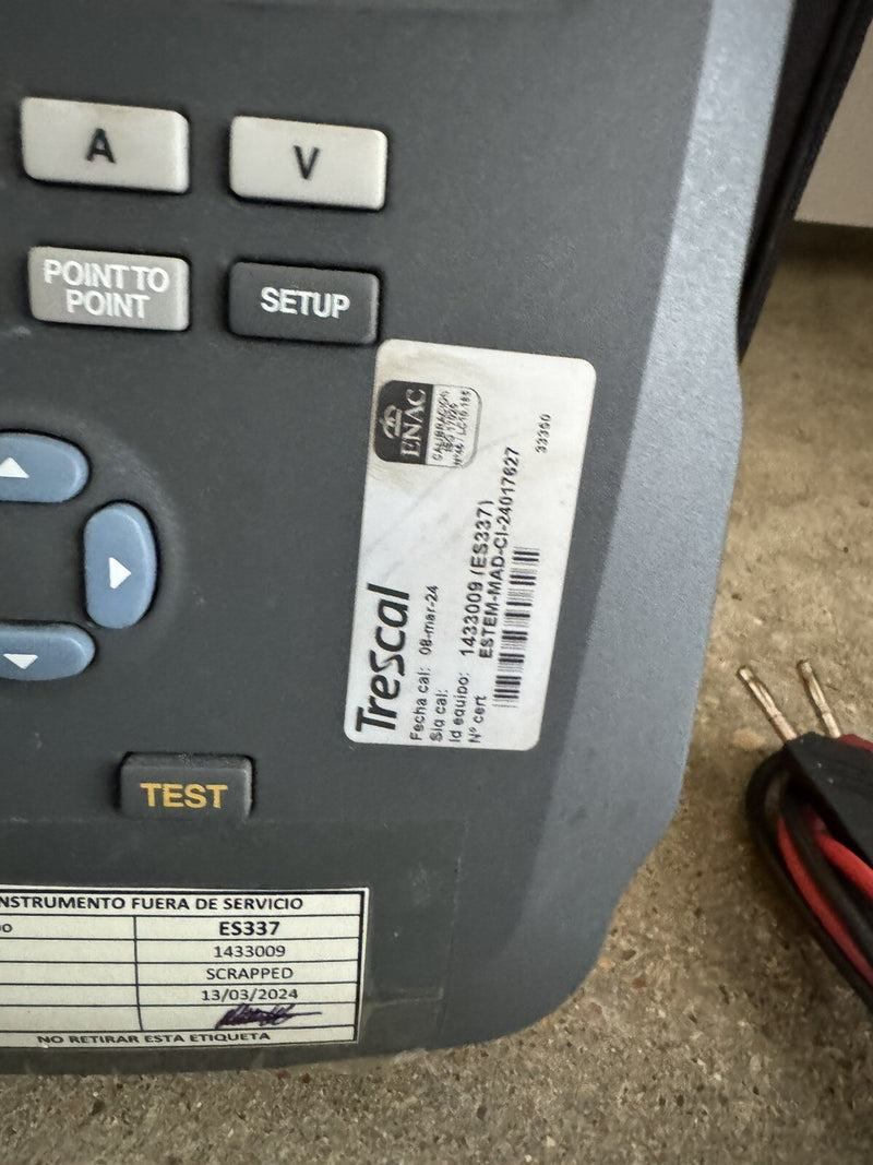 FLUKE BIOMEDICAL ESA612 230V EU ELECTRICAL SAFETY ANALIZER CALIBRATED 2024