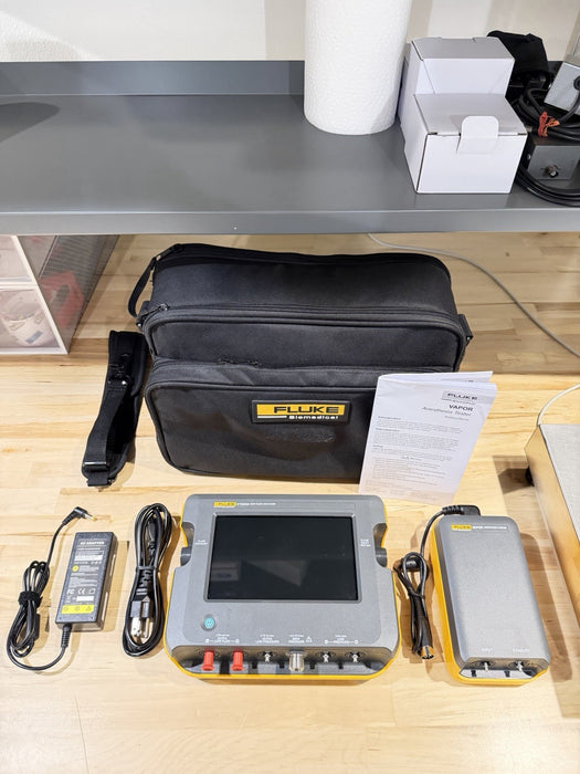 FLUKE VT900A GAS FLOW ANALYZER W/VAPOR & CHARGER-FREE SHIPPING (TESTED)