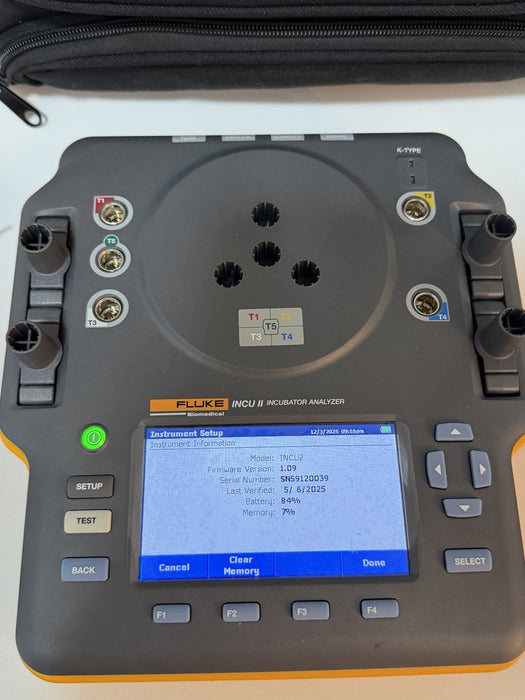 FLUKE INCU II INCUBATOR ANALYZER (CALIBRATED 2025) TESTED - FREE SHIPPING