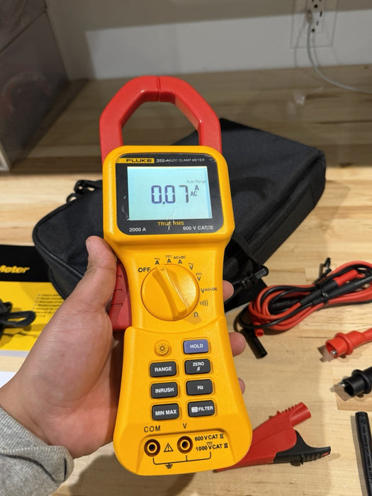 FLUKE 355 AC/DC CLAMP METER 2000A TESTED NEW CALIBRATED 2024