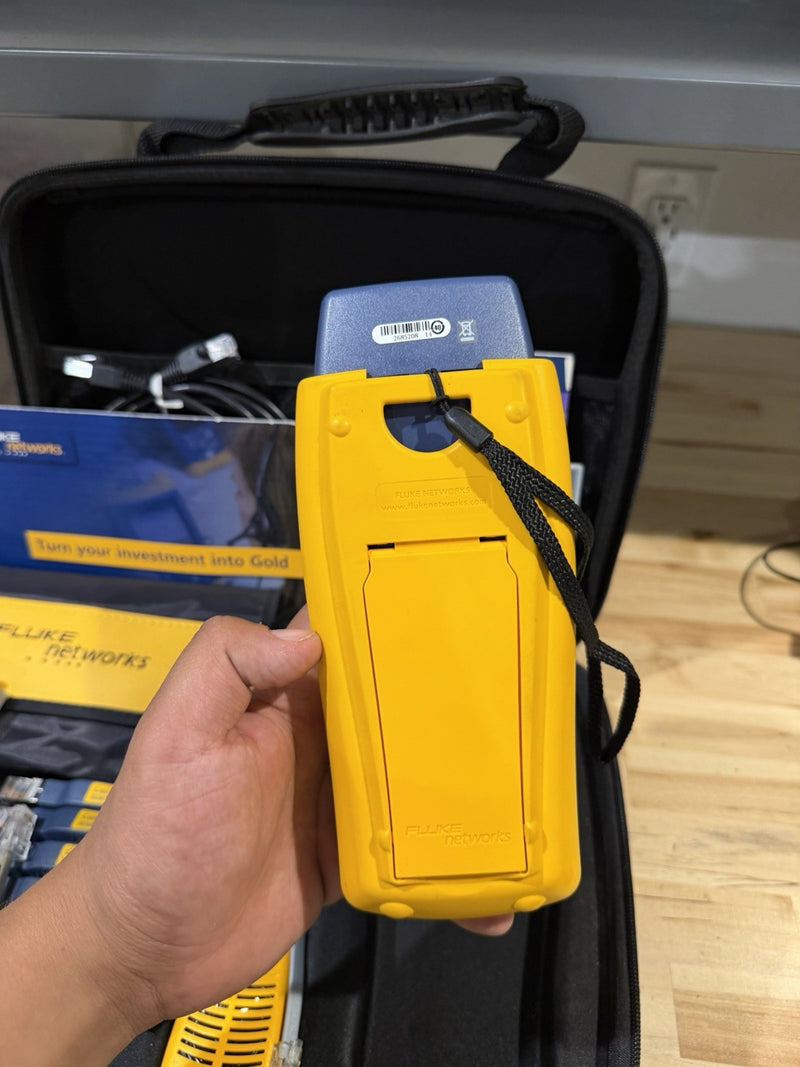 FLUKE NETWORKS CABLE IQ QUALIFICATION TESTER KIT TESTED
