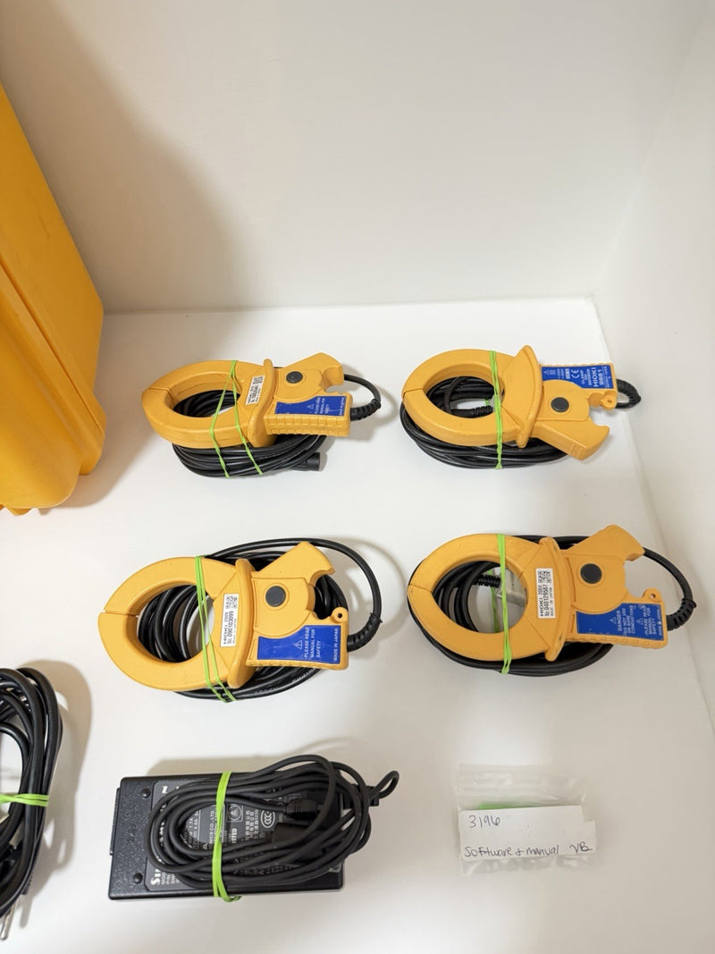 HIOKI 3196 POWER QUALITY ANALYZER WITH PROBES & LEADS TESTEE