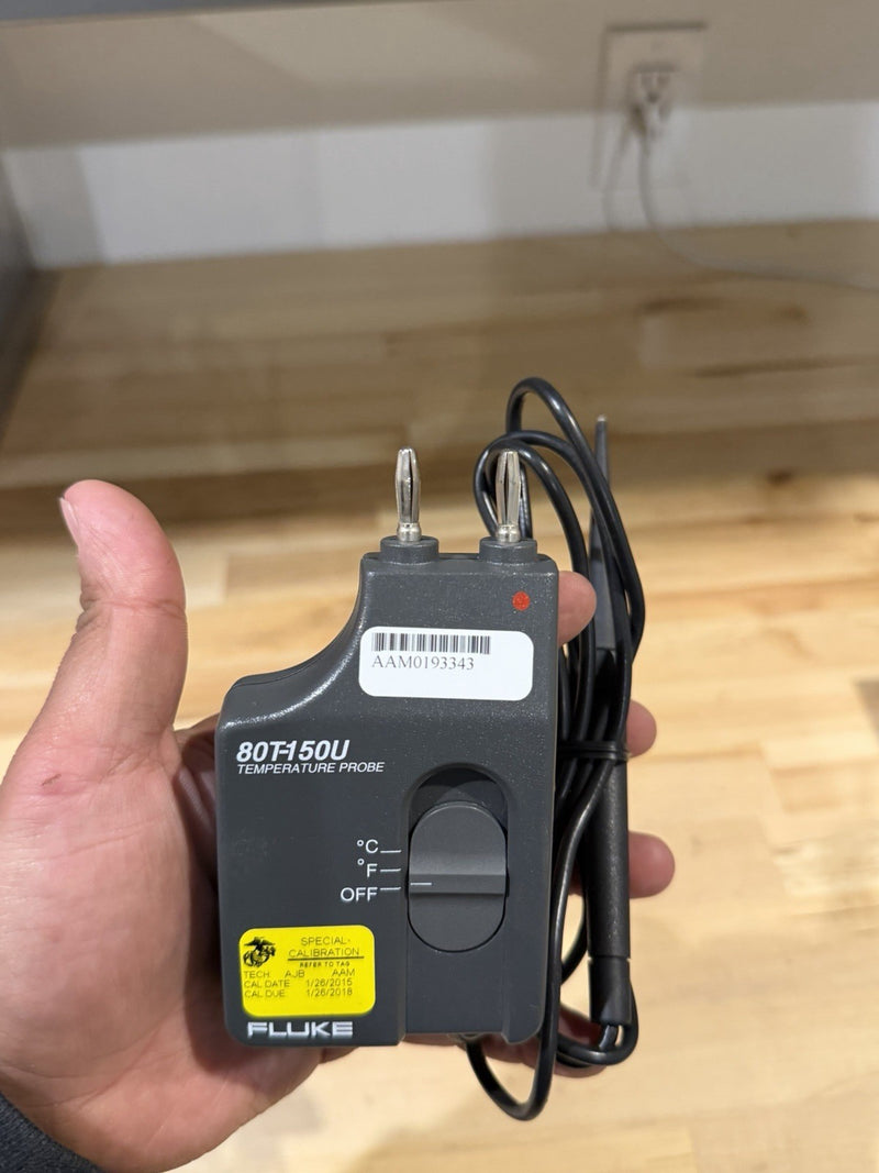 FLUKE 80T-150UA TEMPERATURE PROBE TESTED