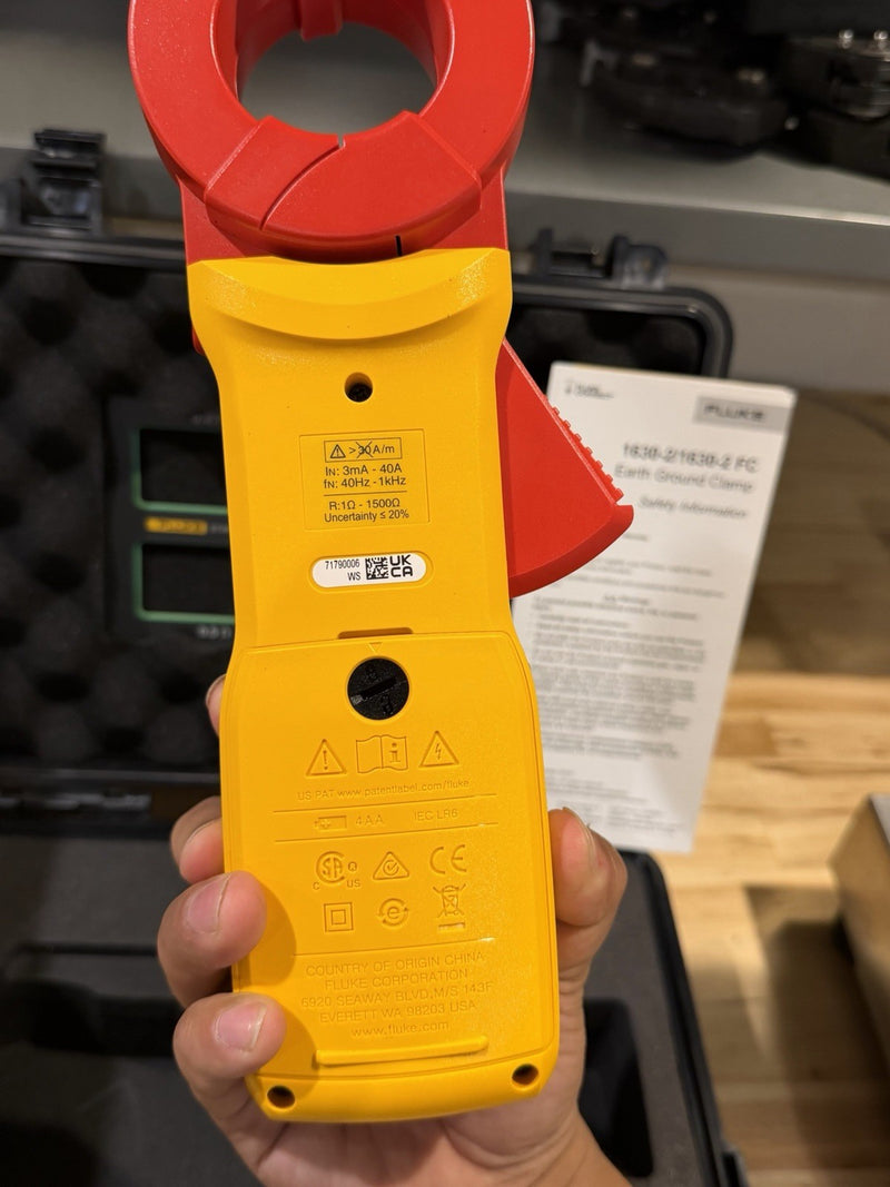 FLUKE 1630-2 FC EARTH GROUND CLAMP FREE SHIPPING (NEW FACTORY SEALED)
