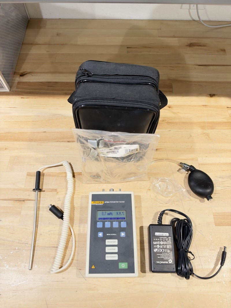 FLUKE BIOMEDICAL DPM4-2H PARAMETER TESTER W/ CHARGER & PROBE (TESTED) SHIPS FAST