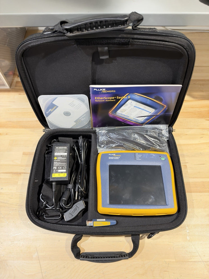 FLUKE NETWORKS ETHERSCOPE SERIES II NETWORK ASSISTANT KIT - SHIPS FAST