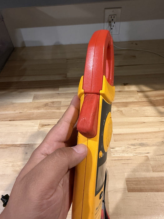 FLUKE 335 TRMS CLAMP METER W/ LEADS & CLIPS (TESTED) SHIPS FAST