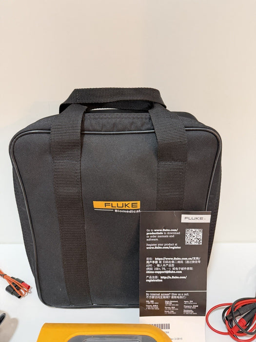 FLUKE BIO MEDICAL ESA609 ELECTRICAL SAFETY ANALYZER WITH ACCESSORIES NEW