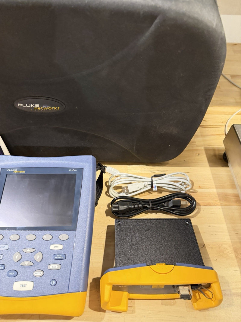 FLUKE NETWORKS OPTIFIBER WITHOFTM-5610B & OFTM-5730 TESTED