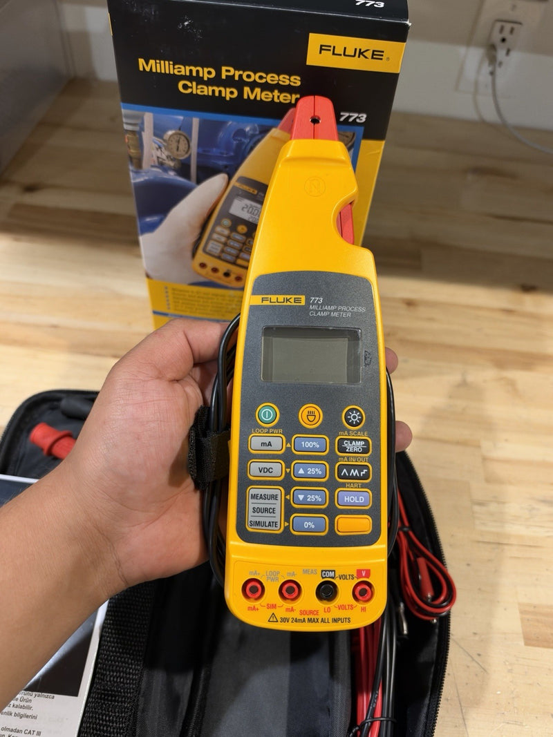 FLUKE 773 MILLIAMP PROCESS CLAMP (TESTED) NEW FREE SHIPPING - NEW