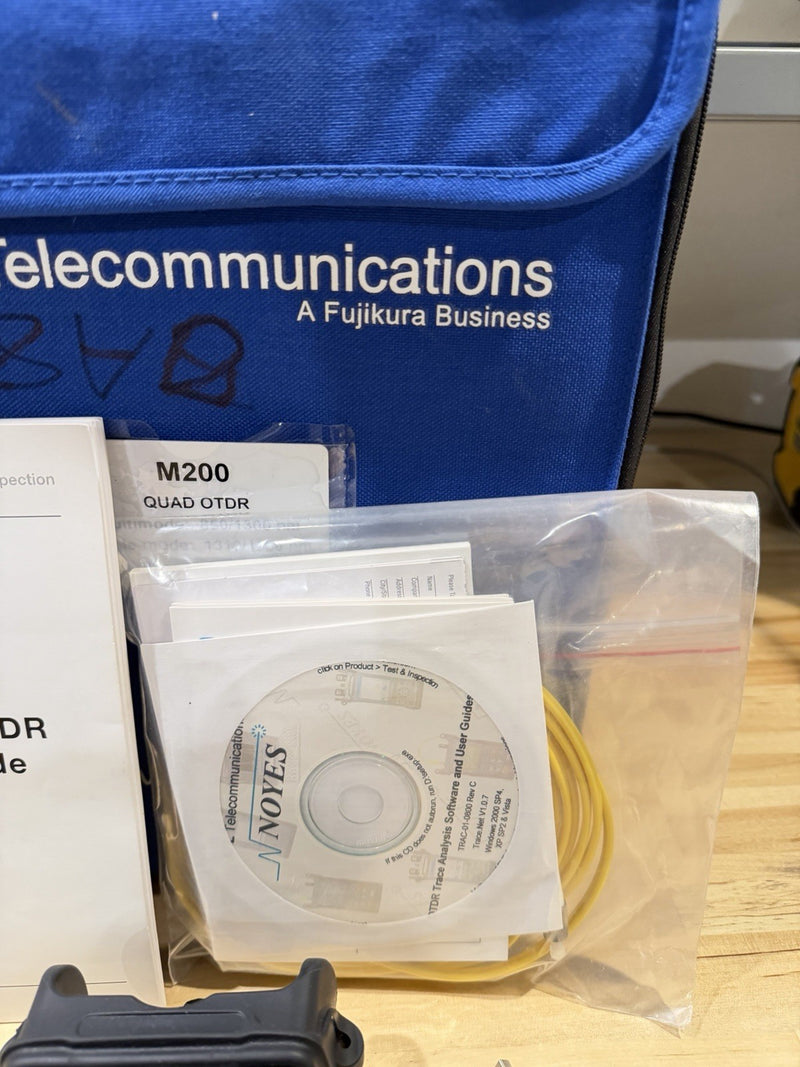 AFL NOYES M200 OTDR SM 1310/1550 WITH ACCESSORIES FOR PARTS