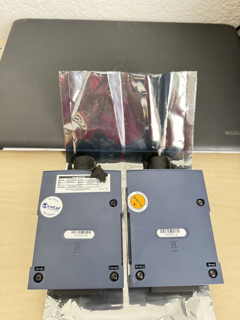 FLUKE NETWORKS DTX-SFM2 SM FIBER MODULES FOR DTX 1200 DTX-1800 DTX SFM2 SET OF 2