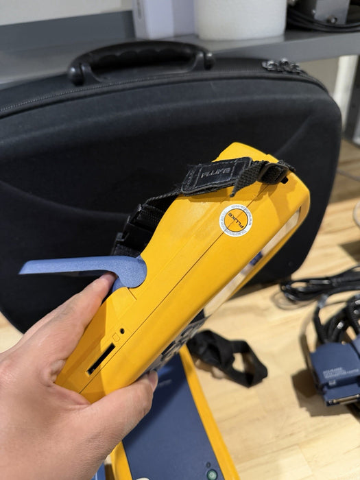 FLUKE NETWORKS DTX-1800 CABLE ANALYZER W/DTX-SFM2 DTX-MFM2 DTX-PLA002 (TESTED)