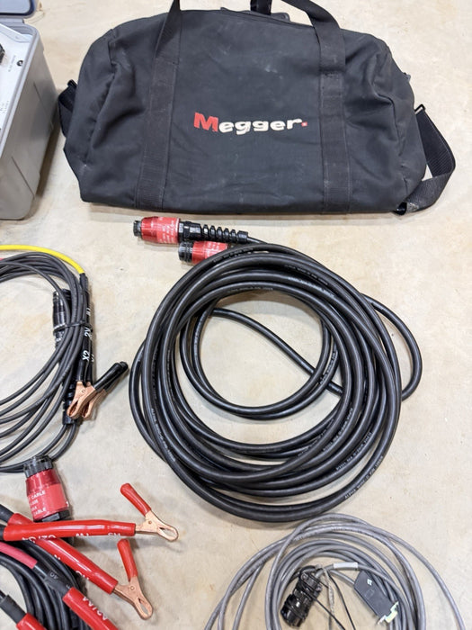 MEGGER THREE-PHASE TTR 550503 TRANSFORMER TURN-RATIO TESTER W/ CABLES (TESTED)