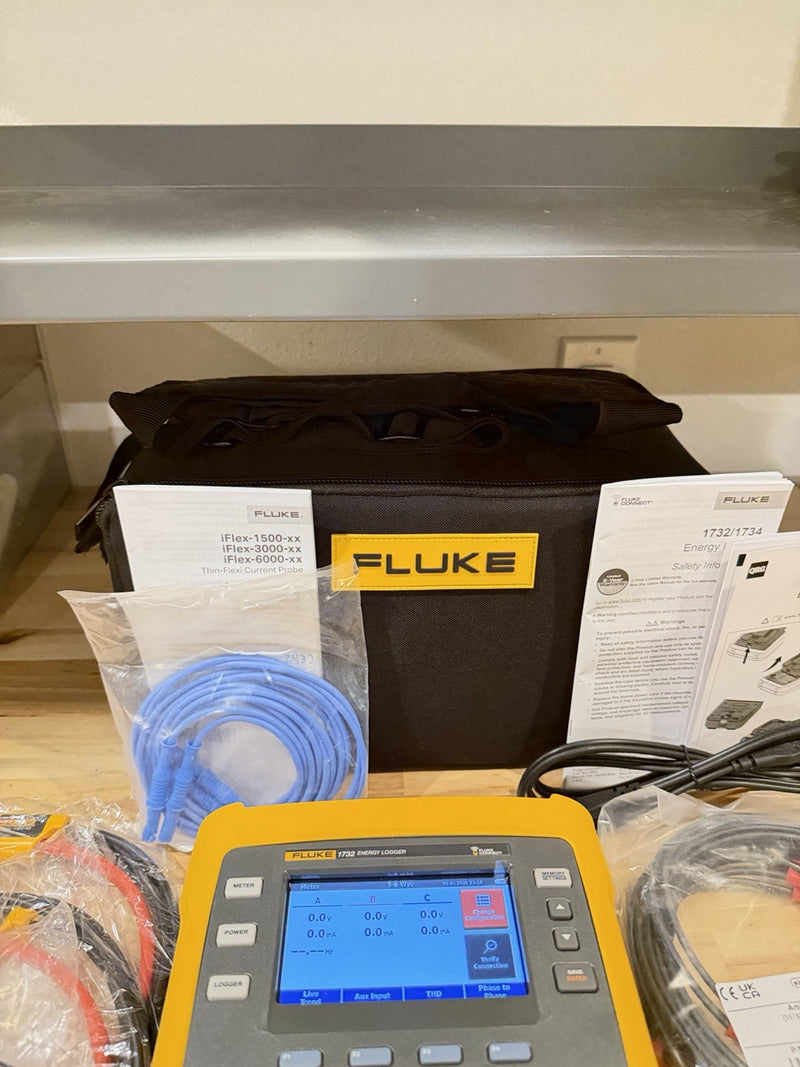 FLUKE 1732/EUS ENERGY LOGGER BOX KIT- SHIPS FAST (FREE SHIPPING)