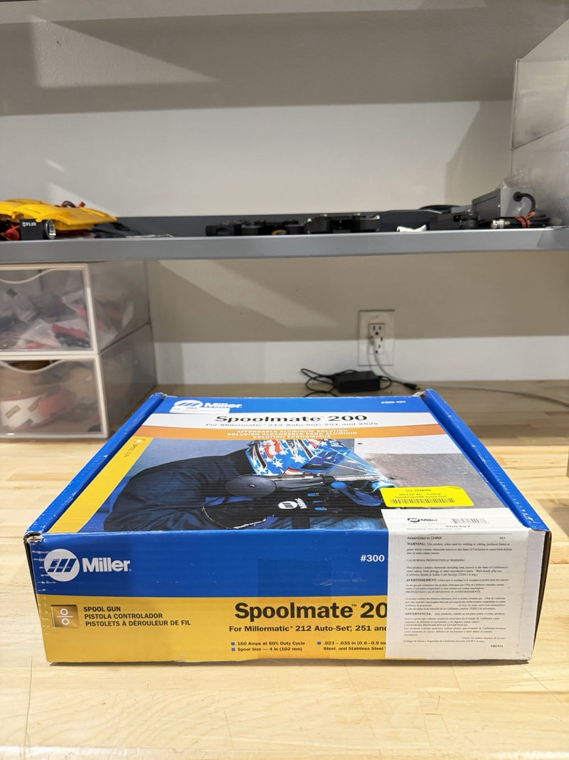 MILLER SPOOLMATE 200 SPOOLGUN 20FT 300497 (NEW FACTORY SEALED)