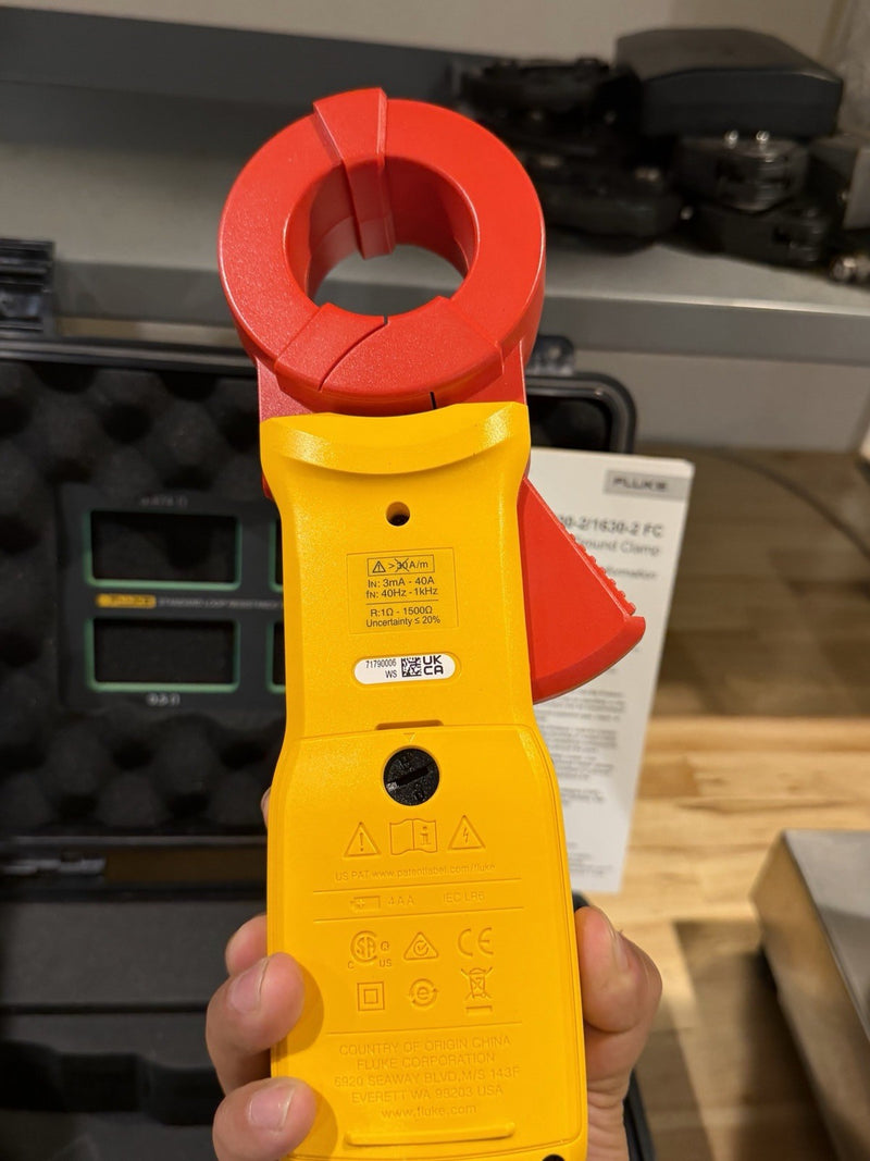 FLUKE 1630-2 FC EARTH GROUND CLAMP FREE SHIPPING (NEW FACTORY SEALED)