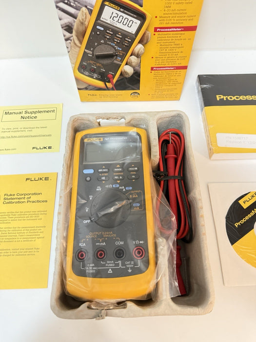FLUKE 787 PROCESSMETER (NEW FACTORY SEALED) SHIPS FAST - FREE SHIPPING (RARE)