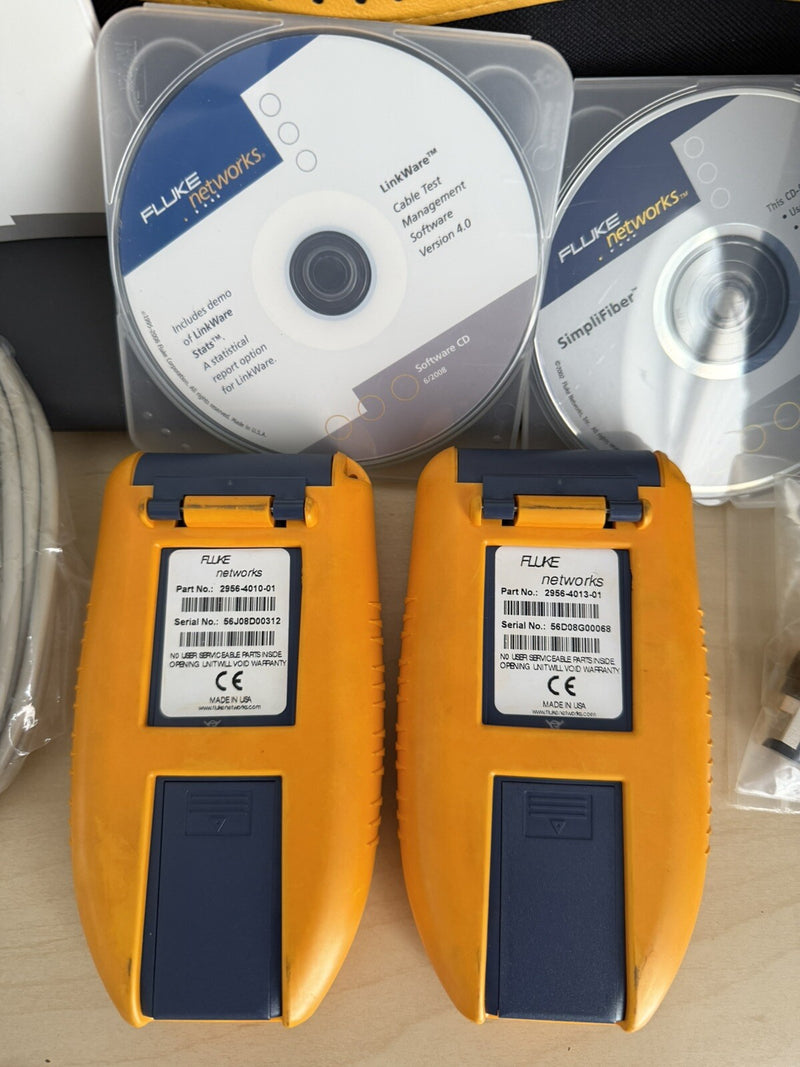 FLUKE 2956 SIMPLIFIBER FIBER OPTIC TEST KIT 2956-4010-01 2956-4011-01