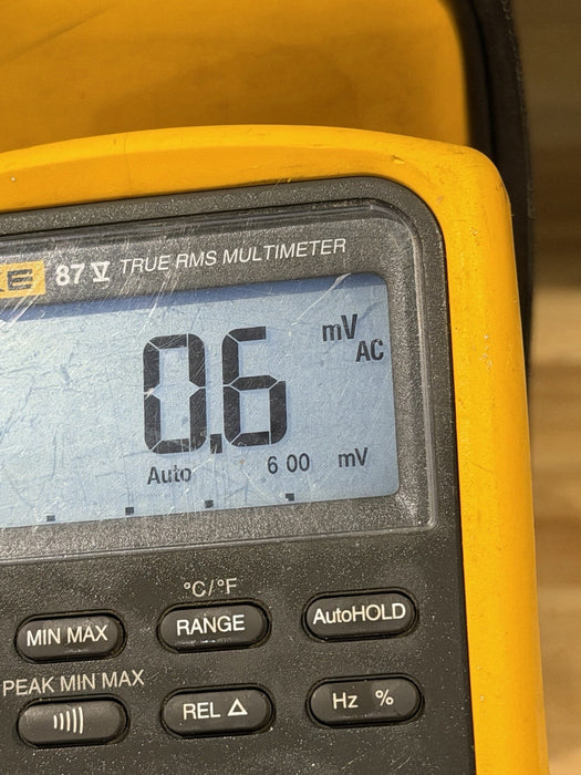 FLUKE 87V TRUE RMS MULTIMETER W/ LEADS (TESTED) SHIPS FAST