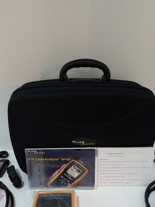 FLUKE NETWORKS DTX-1800 CABLE ANALYZER KIT (NEW SEALED) RARE - FREE SHIPPING