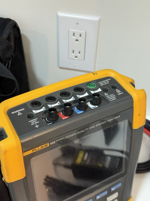 FLUKE 435 II POWER QUALITY & ENERGY ANALYZER WITH ACCESSORIES CALIBRATED 2025