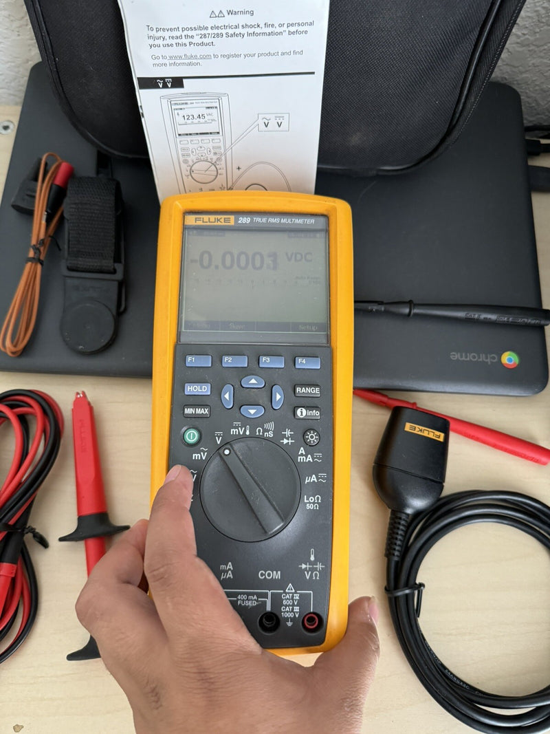 FLUKE 289 FVF DIGITAL MULTIMETER WITH ACCESSORIES