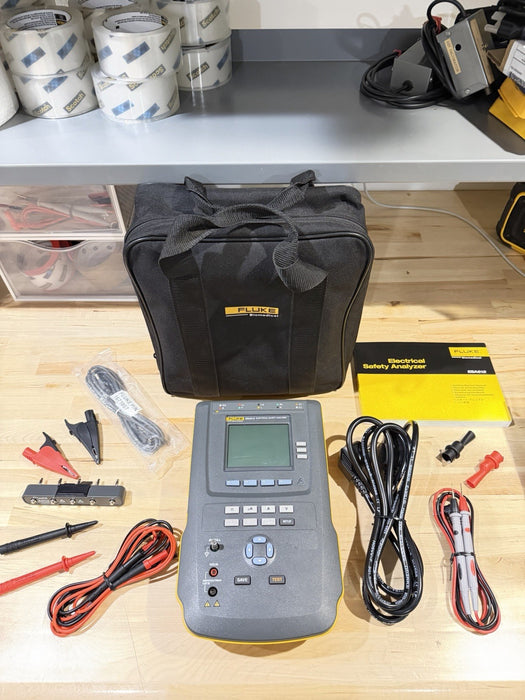 FLUKE ESA612 230V ELECTRICAL SAFETY ANALYZER W/ ACCESSORIES (TESTED) SHIPS FREE