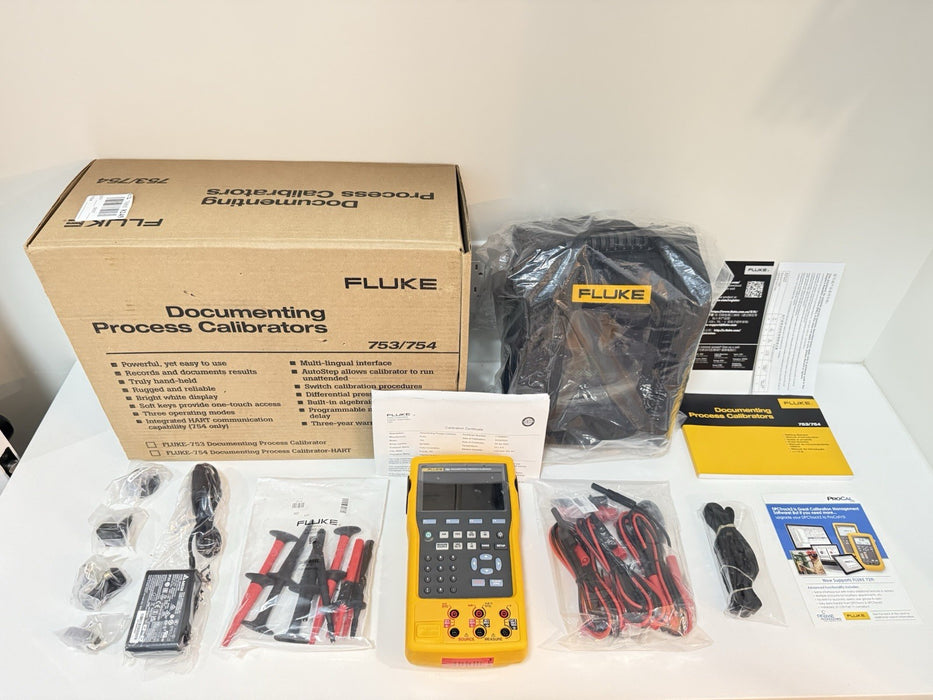 FLUKE 753 DOCUMENTING PROCESS CALIBRATOR NEW SEALED CALIBRATED 2025