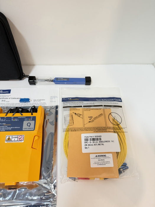 FLUKE NETWORKS CFP-QUAD CERTIFIBER PRO KIT (NEW FACTORY SEALED) CALIBRATED 2026