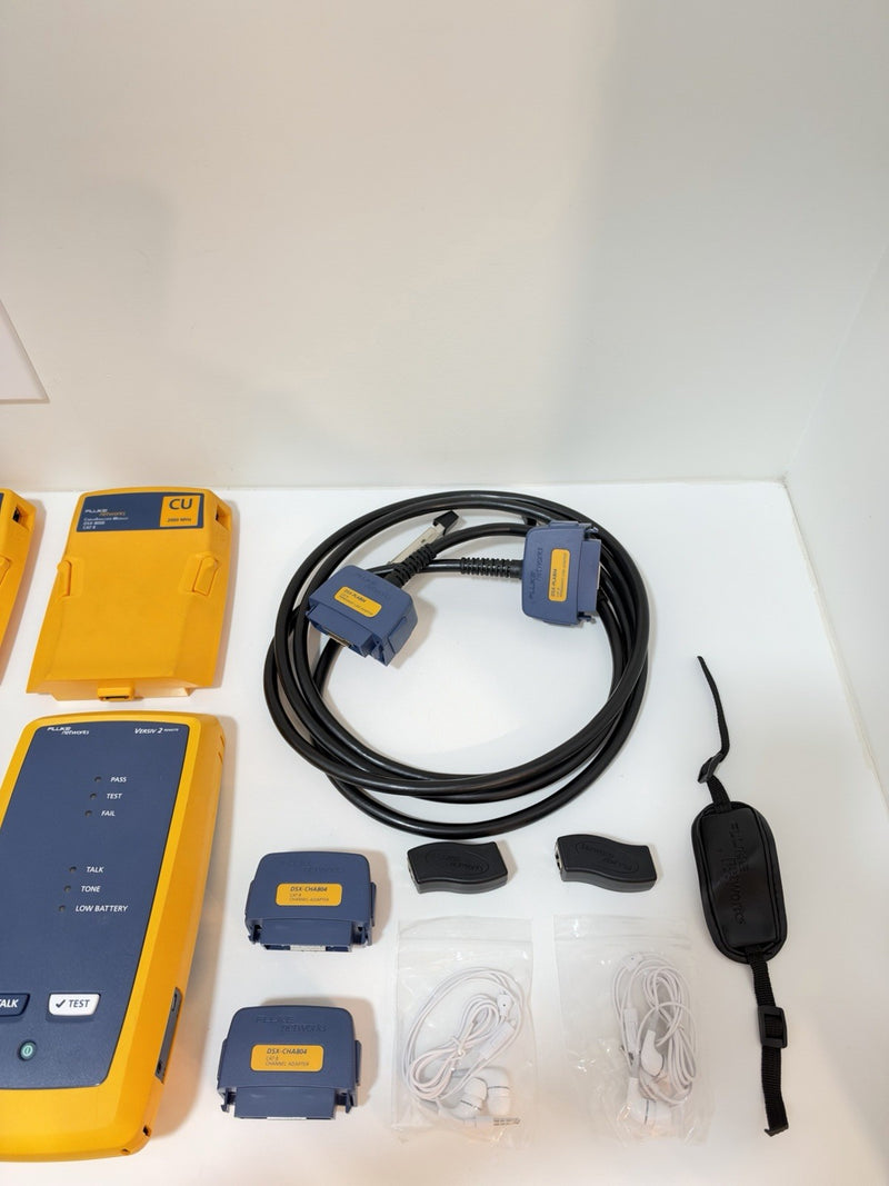FLUKE NETWORKS DSX2-8000 VERSIV 2 CAT6A CAT8 LAN CABLE CERTIFIER TESTER DSX-8000