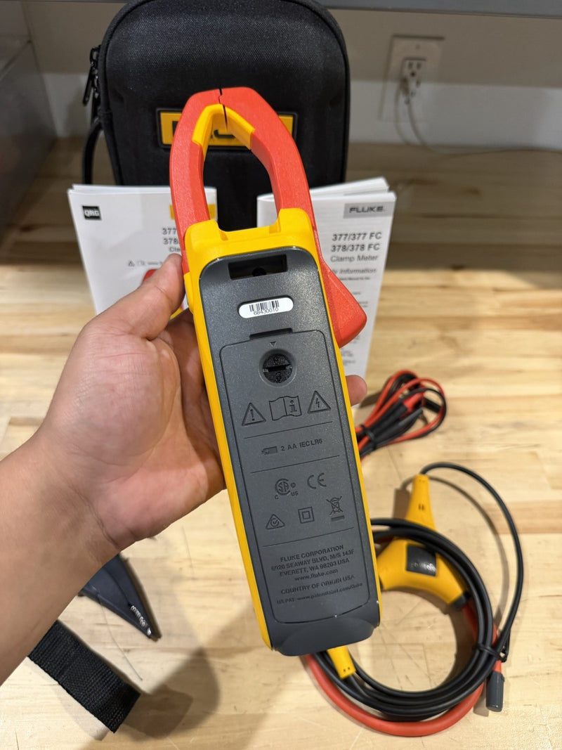 FLUKE 377 FC NON-CONTACT VOLTAGE CLAMP METER SHIPS FAST
