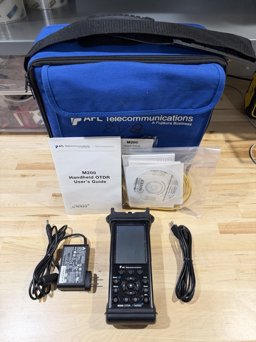 AFL NOYES M200 OTDR SM 1310/1550 WITH ACCESSORIES FOR PARTS