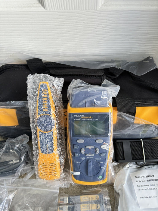 FLUKE NETWORKS CIQ-KIT CABLEIQ NETWORK CABLE TESTER KIT NEW
