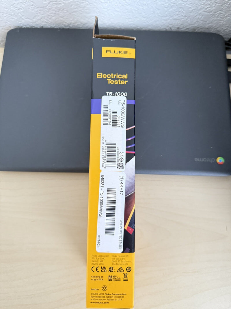FLUKE T5-1000 ELECTRICAL TESTER MFD 2025CALIBRATED 2025