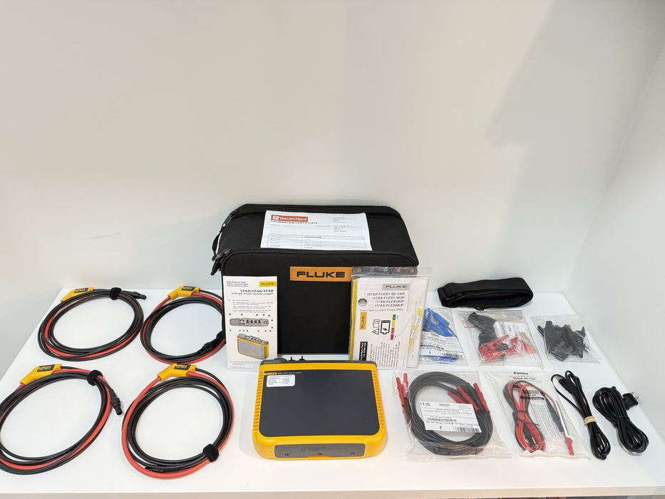 FLUKE 1748 3 PHASE POWER QUALITY LOGGER CALIBRATED 2027 TESTED