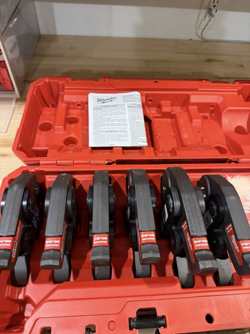 MILWAUKEE 49-16-2661M 1/4”-7/8” STREAMLINE ACR PRESS JAW KIT -NEW FACTORY SEALED