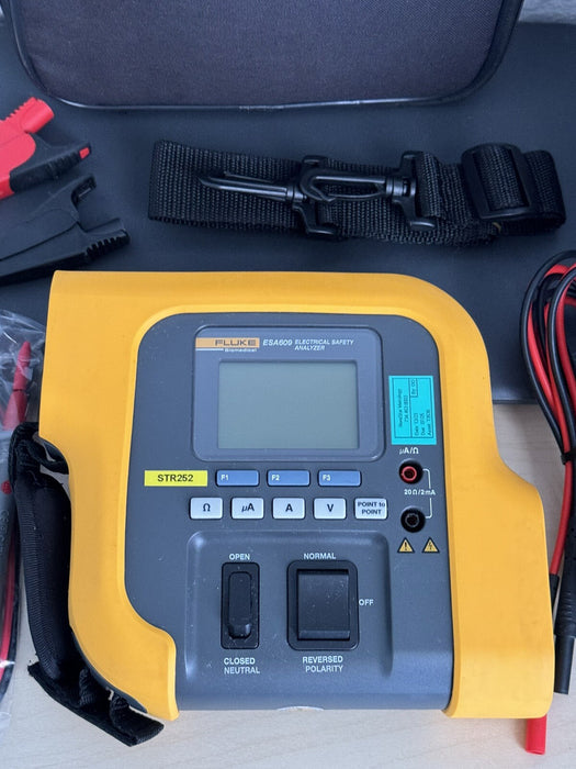 FLUKE ESA609 ELECTRICAL SAFETY ANALYZERCALIBRATED 2025
