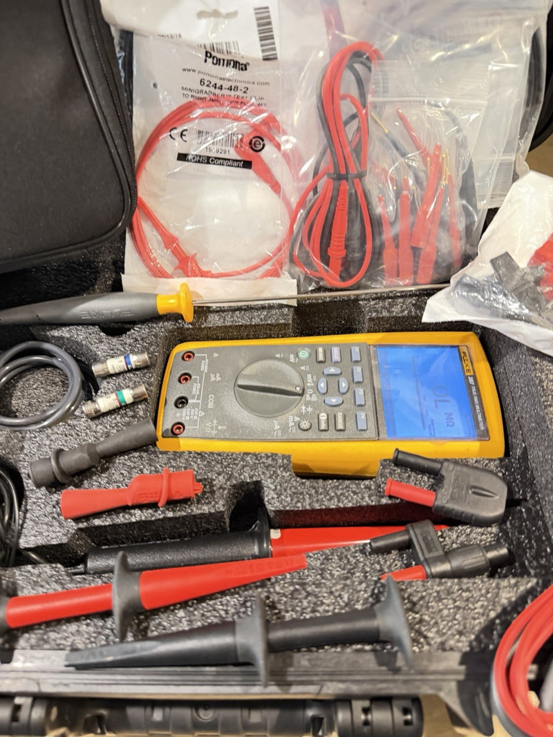FLUKE 287 AN/GSM-437 DIGITAL MULTIMETER TESTER KIT TESTED